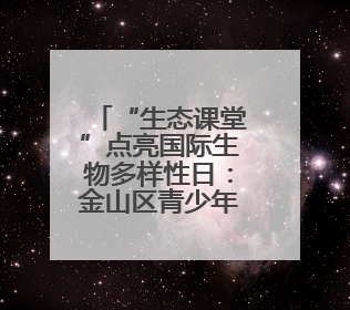 “生态课堂”点亮国际生物多样性日：金山区青少年探秘自然共筑生命家园