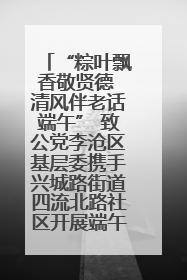“粽叶飘香敬贤德 清风伴老话端午” 致公党李沧区基层委携手兴城路街道四流北路社区开展端午节主题活动