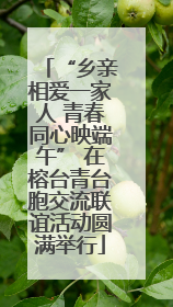 “乡亲相爱一家人 青春同心映端午” 在榕台青台胞交流联谊活动圆满举行
