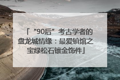“90后”考古学者的盘龙城情缘：最爱镇馆之宝绿松石镶金饰件
