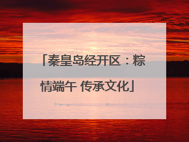 秦皇岛经开区：粽情端午 传承文化