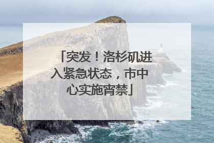 突发！洛杉矶进入紧急状态，市中心实施宵禁