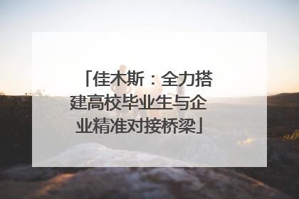 佳木斯：全力搭建高校毕业生与企业精准对接桥梁