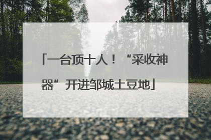 一台顶十人！“采收神器”开进邹城土豆地