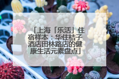 上海「乐活」住宿样本：华住桔子酒店田林路店的健康生活元素盘点