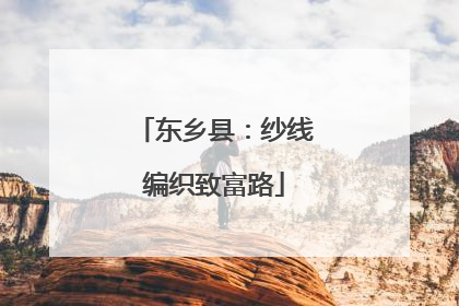 东乡县：纱线编织致富路
