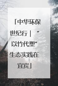 中华环保世纪行｜“以竹代塑”生态实践在宜宾