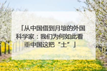 从中国借到月壤的外国科学家：我们为何如此看重中国这把“土”
