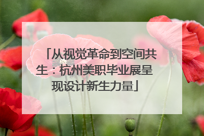 从视觉革命到空间共生：杭州美职毕业展呈现设计新生力量
