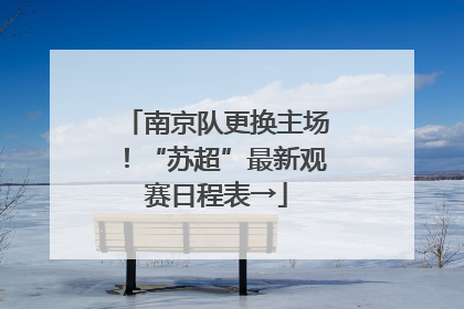 南京队更换主场！“苏超”最新观赛日程表→