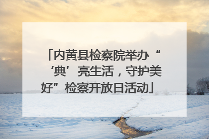 内黄县检察院举办“‘典’亮生活，守护美好”检察开放日活动