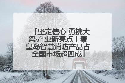 坚定信心 勇挑大梁·产业新亮点丨秦皇岛智慧消防产品占全国市场超四成
