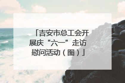 吉安市总工会开展庆“六一”走访慰问活动（图）