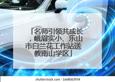 名师引领共成长，峨眉实小、乐山市白兰花工作站送教南山学区