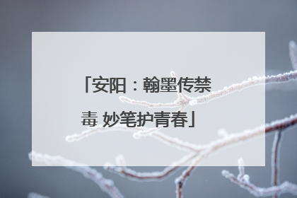 安阳：翰墨传禁毒 妙笔护青春