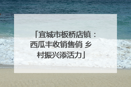 宜城市板桥店镇：西瓜丰收销售俏 乡村振兴添活力
