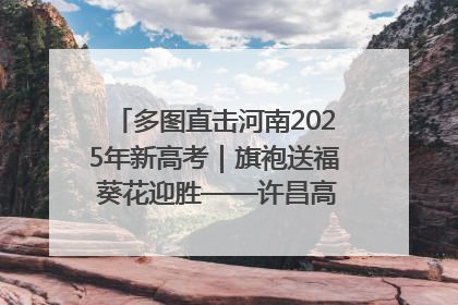 多图直击河南2025年新高考｜旗袍送福 葵花迎胜——许昌高考首日拉开帷幕