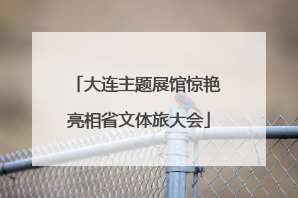 大连主题展馆惊艳亮相省文体旅大会