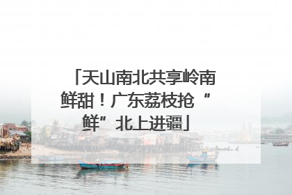 天山南北共享岭南鲜甜！广东荔枝抢“鲜”北上进疆