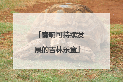 奏响可持续发展的吉林乐章