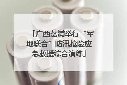 广西荔浦举行“军地联合”防汛抢险应急救援综合演练