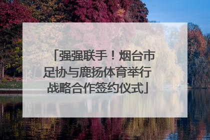 强强联手！烟台市足协与鹿扬体育举行战略合作签约仪式