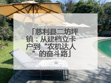 慈利县二坊坪镇：从建档立卡户到“农机达人”的奋斗路