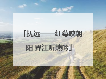 抚远——红莓映朝阳 界江听熊吟