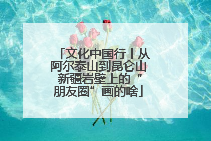 文化中国行丨从阿尔泰山到昆仑山 新疆岩壁上的“朋友圈”画的啥
