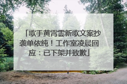 歌手黄霄雲新歌文案抄袭单依纯！工作室凌晨回应：已下架并致歉