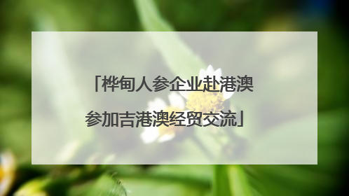 桦甸人参企业赴港澳参加吉港澳经贸交流