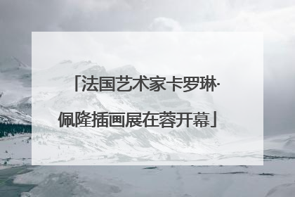 法国艺术家卡罗琳·佩隆插画展在蓉开幕