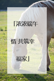 浓浓端午情 共筑幸福家