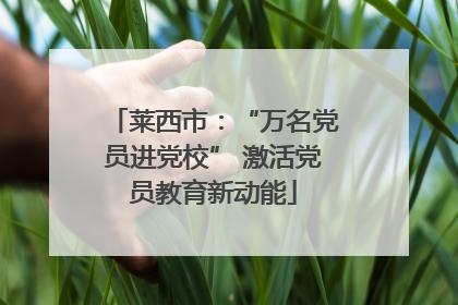 莱西市：“万名党员进党校” 激活党员教育新动能