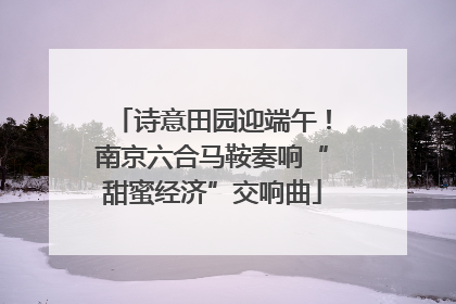 诗意田园迎端午！南京六合马鞍奏响“甜蜜经济”交响曲