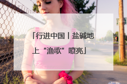 行进中国丨盐碱地上“渔歌”嘹亮