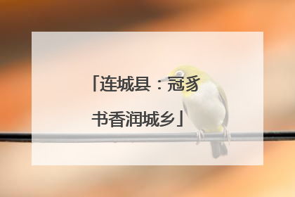 连城县：冠豸书香润城乡
