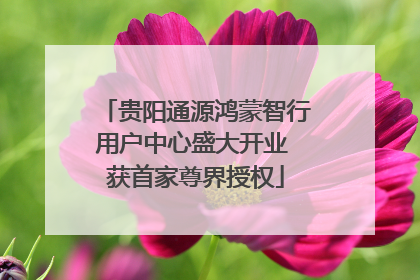 贵阳通源鸿蒙智行用户中心盛大开业 获首家尊界授权