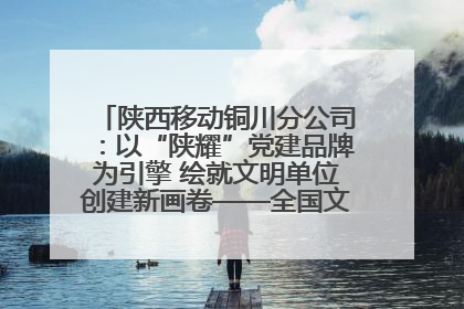 陕西移动铜川分公司：以“陕耀”党建品牌为引擎 绘就文明单位创建新画卷——全国文明单位创建纪实