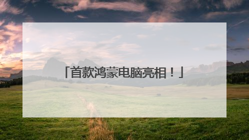 首款鸿蒙电脑亮相！