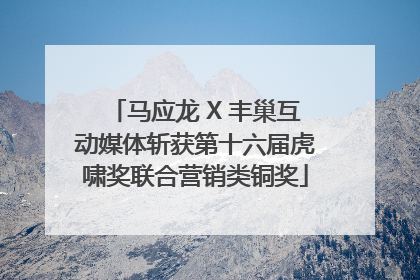 马应龙 X 丰巢互动媒体斩获第十六届虎啸奖联合营销类铜奖