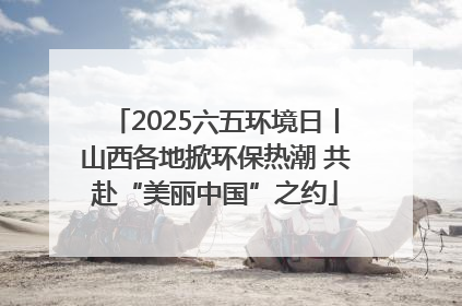 2025六五环境日丨山西各地掀环保热潮 共赴“美丽中国”之约