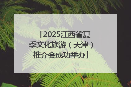 2025江西省夏季文化旅游（天津）推介会成功举办